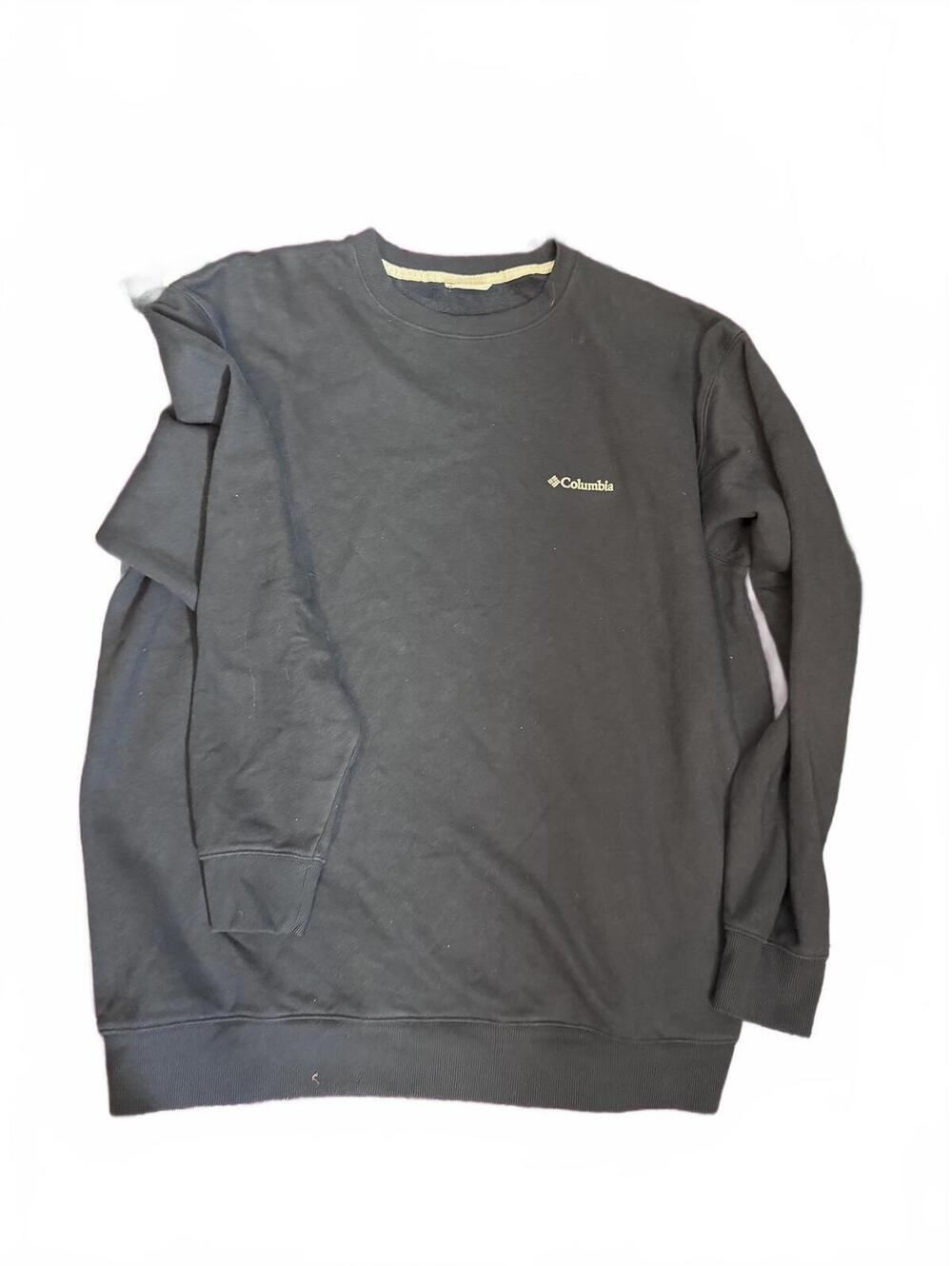 XXL Dark Grey Columbia Hart Mountain II Crew Fleece Sweatshirt